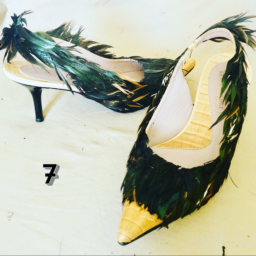 Kenneth Cole slings feathered